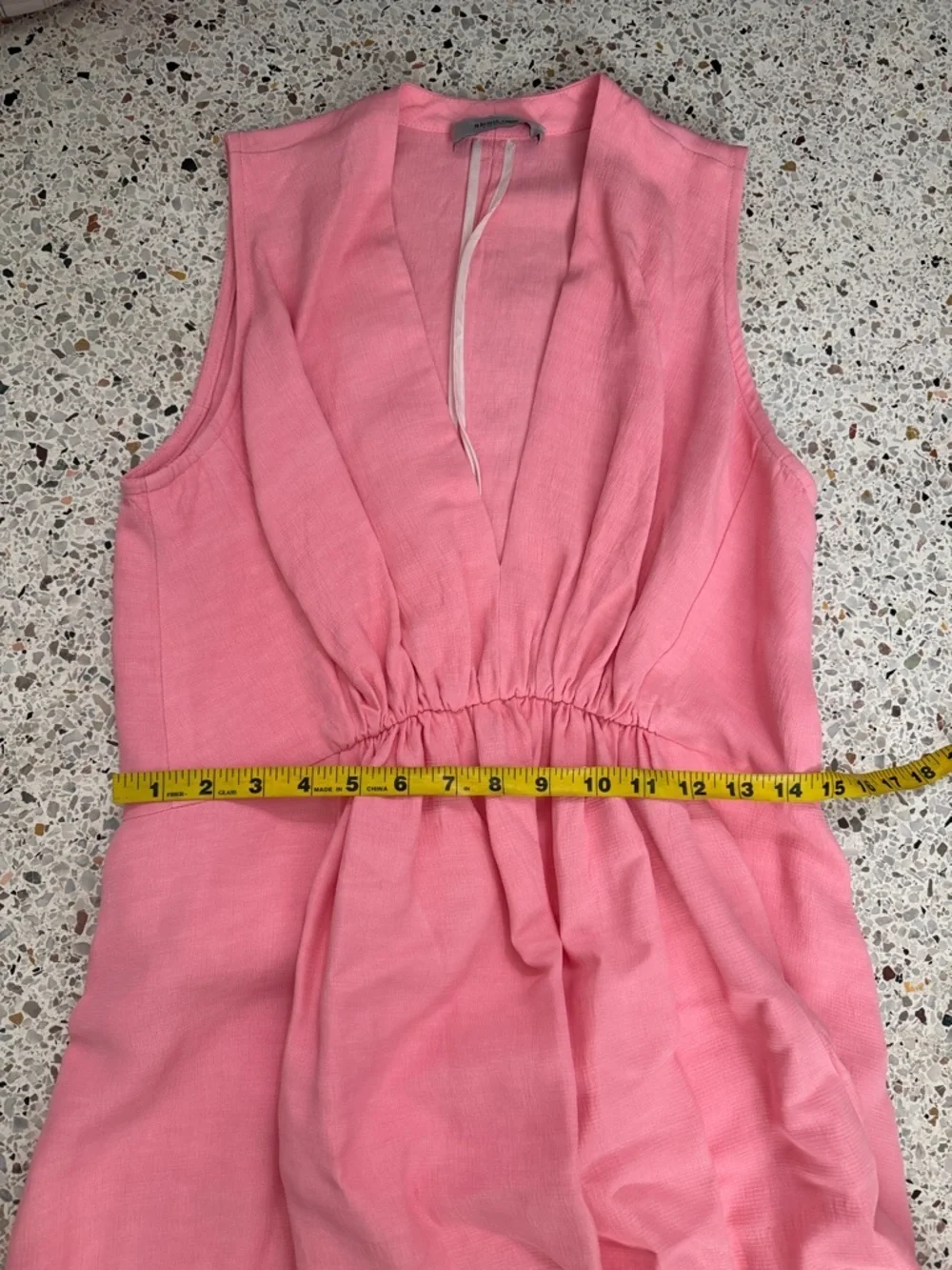 Rachel Comey Ventosa light pink midi maxi dress 6 linen blend sleeveless